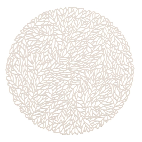 Picture of Galda paliktnis 4Living Alma apaļš balts 35cm