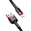 Изображение Lightning USB Cable Baseus Cafule 1.5A 2m (black & red)