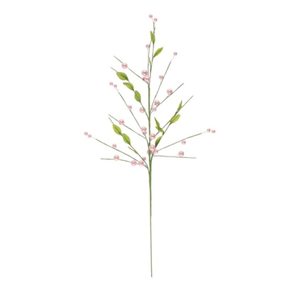 Изображение Māksl.ziedi Zars Verso ar pērlēm 66cm 3-krāsas