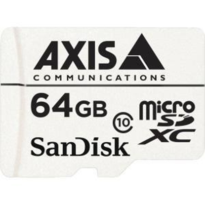 Attēls no MEMORY MICRO SDXC 64GB 10PCS//SURV. W/ADAPTER 5801-961 AXIS