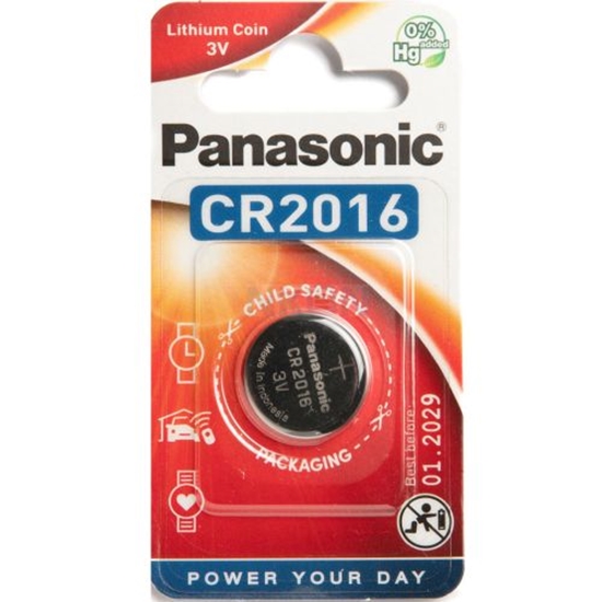 Picture of Panasonic CR2016-1BB Blister Pack 1pcs.