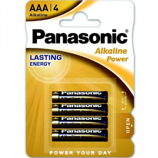 Picture of Panasonic LR03-4BB Alkaline Power AAA (LR03) BLISTER PACK 4PCS.