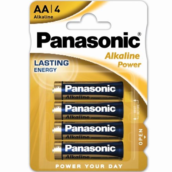 Изображение Panasonic LR06-4BB Alkaline Power AA (LR06) BLISTER PACK 4PCS.