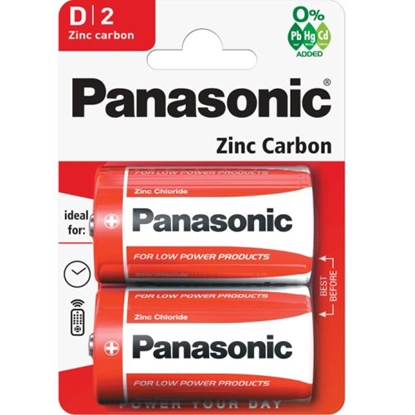 Picture of Panasonic R20-2BB (D) Blister Pack 2pcs