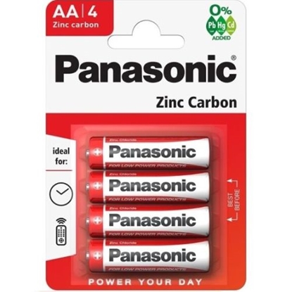 Picture of Panasonic R6-4BB (AA) Blister Pack 4pcs