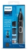Изображение Philips Nose and ear trimmer NT5650/16 100% waterproof, AA-battery included, , precision comb, 2 eyebrow combs 3mm/5mm, on/off button, black