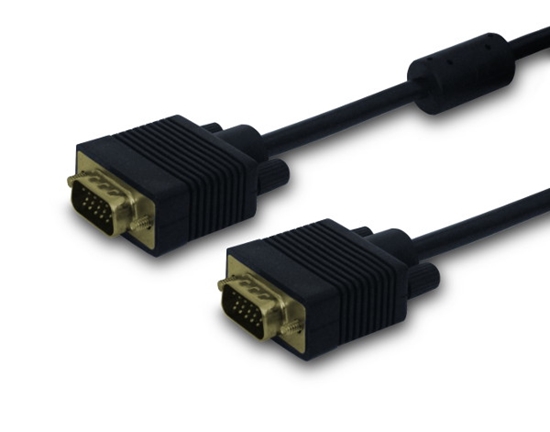 Picture of Savio CL-29 VGA cable 1.8 m VGA (D-Sub) Black