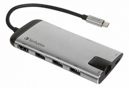 Picture of Verbatim USB-C Multiport hub HDMI LAN USB SD MicroSD