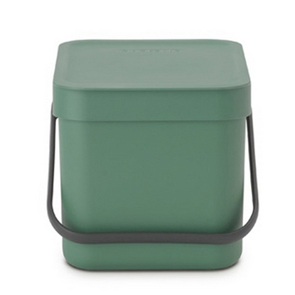 Picture of Atkritumu tvertne Brabantia Sort&Go 6l zaļa