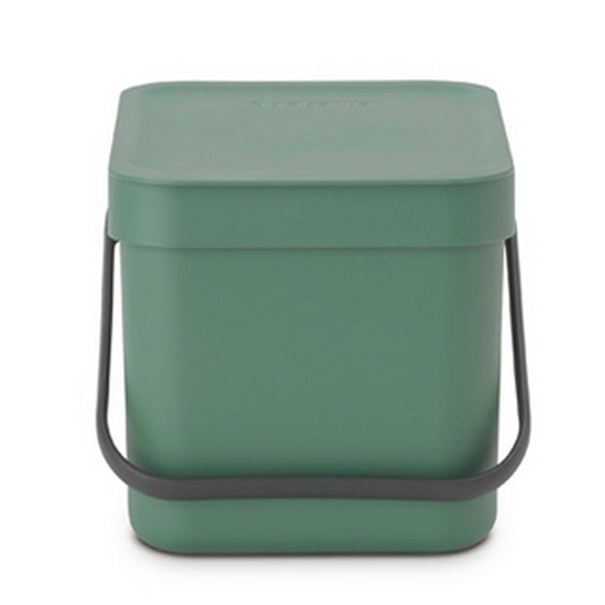 Picture of Atkritumu tvertne Brabantia Sort&Go 6l zaļa