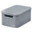 Attēls no Kaste ar vāku Style Rattan S gaiši pelēka 29x20x14cm