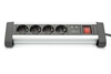 Изображение DIGITUS 4-fold power strip Office 2x USB socket