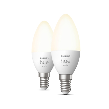 Attēls no Philips Hue White Candle - E14 smart bulb - (2-pack)
