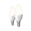 Attēls no Philips Hue White Candle - E14 smart bulb - (2-pack)