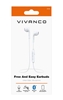 Изображение Vivanco wireless headset Free&Easy Earbuds, white (61736)