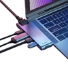 Изображение Baseus CAHUB-L0G 7 in 1 Dock Station For MacBook / HDMI / 2 x USB 3.0 / USB-C / RJ45 / SD / Micro SD Thunderbolt C+