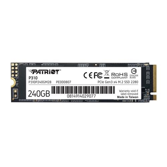 Picture of PATRIOT P310 240GB M2 2280 PCIe SSD NVME