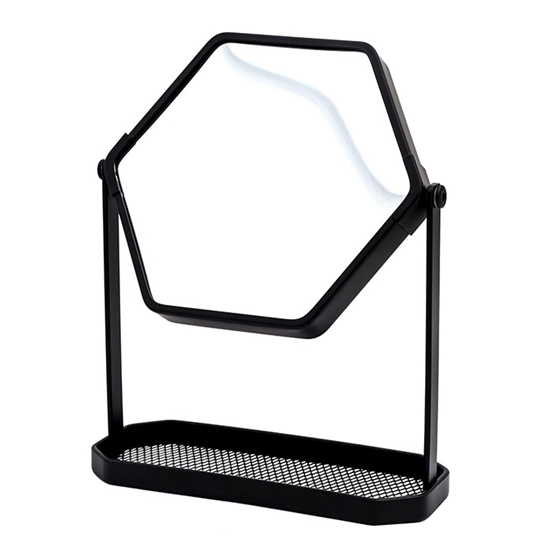 Picture of Galda spogulis Scarlett 161mm x 142mm, melns