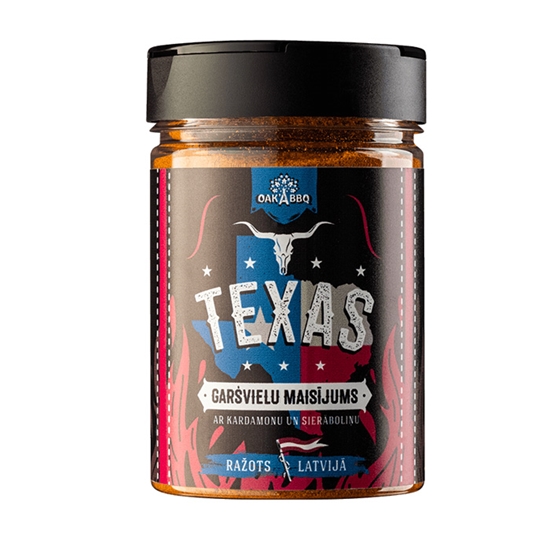 Изображение Garšvielu maisījums Oak’A BBQ TEXAS 185g