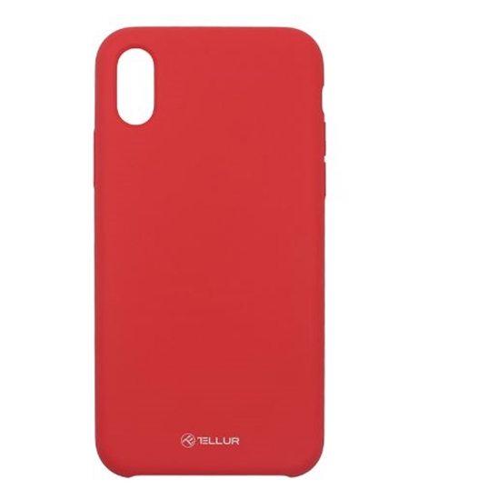 Изображение Tellur Cover Liquide Silicone for iPhone XS red