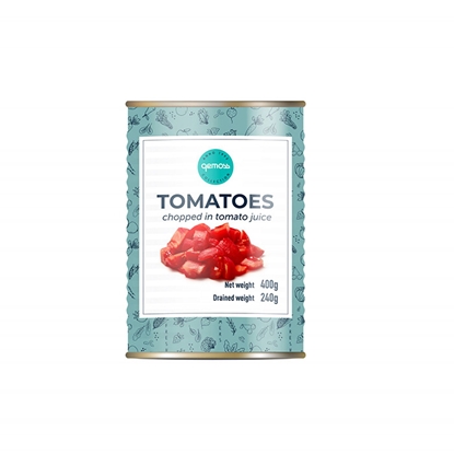 Picture of Tomāti mizoti Gemoss griezti tomātu sulā 400ml