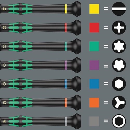 Picture of WERA Kraftform Micro 12 Parts Screwdriver Set Precision