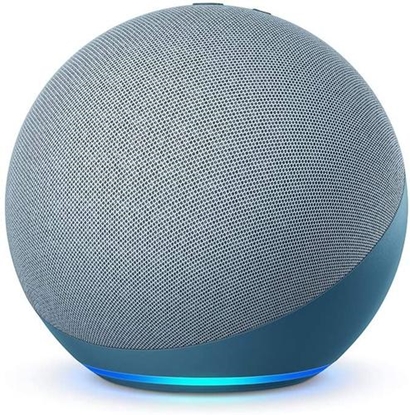 Attēls no Amazon Amazon Echo 4 blue/gray Intelligent Assistant Speaker