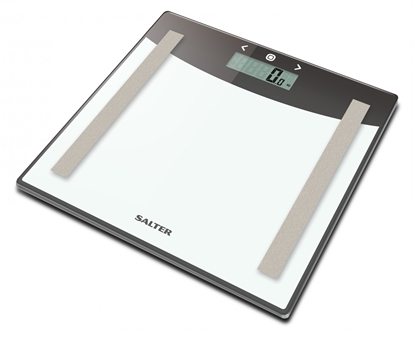 Attēls no Salter 9137 SVWH3REU16 Silver White Glass Analyser Scale