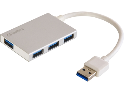 Attēls no Sandberg 133-88 USB 3.0 Pocket Hub 4 Ports