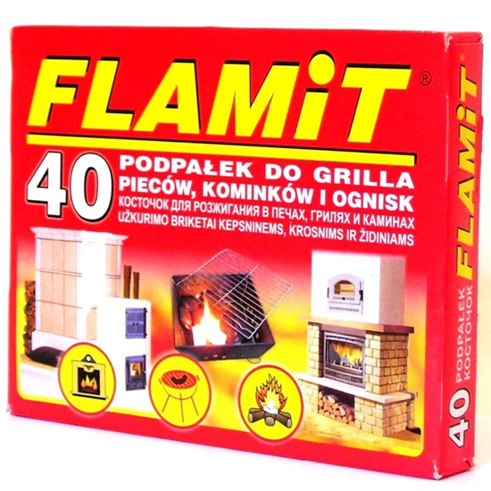 Picture of Aizdedzinātājs FLAMIT, balts, 40 gab.