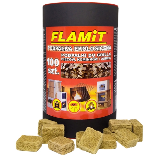 Picture of Aizdedzinātājs FLAMIT, brūns, 100 gab.