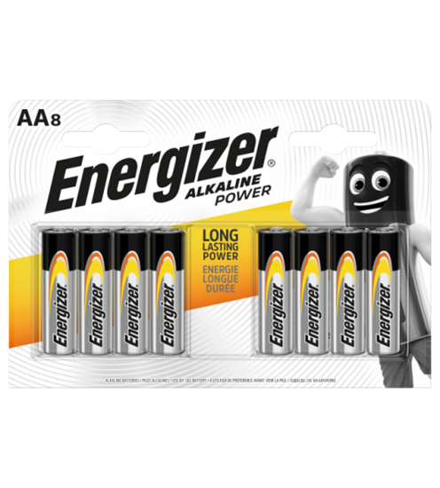 Picture of Baterijas ENERGIZER AA 1.5 V ALKALINE ENERG-0686
