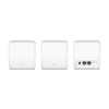 Изображение AC1300 Whole Home Mesh Wi-Fi System | Halo H30G (3-Pack) | 802.11ac | 400+867 Mbit/s | Mbit/s | Ethernet LAN (RJ-45) ports 2 | Mesh Support Yes | MU-MiMO Yes | No mobile broadband | Antenna type