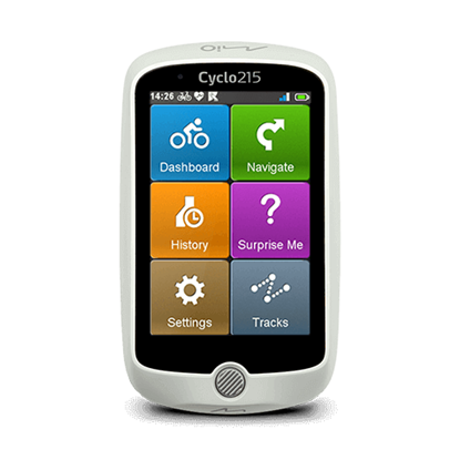Picture of Mio CYCLO 215 HC 8.9cm (3.5"); 320 x 480, GPS (satellite), Maps included
