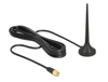 Изображение Delock LTE / GSM / UMTS Antenna SMA plug 3 dBi fixed omnidirectional with magnetic base and connection cable (RG-174, 2 m) outdo