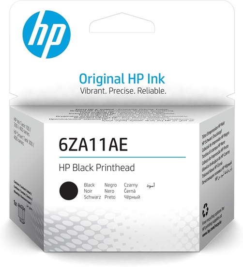 Picture of Drukas galva HP HP 6ZA11AE Black