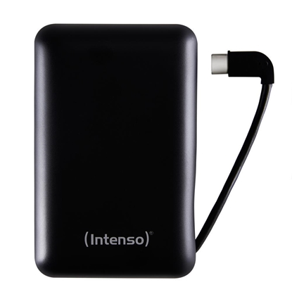 Изображение Intenso Powerbank XC10000 black +USB-A to Type-C Cable 10000 mAh