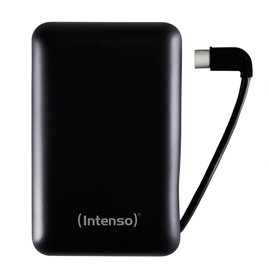 Picture of Intenso Powerbank XC10000 black USB-A+USB-C m. Cabel  10000 maH