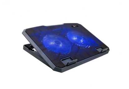 Pilt C-TECH CLP-140 notebook cooling pad 39.6 cm (15.6") 1000 RPM Black