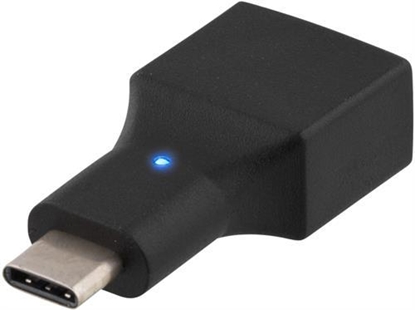 Attēls no Adapter USB Deltaco USB-C - USB Czarny  (USBC-1200)