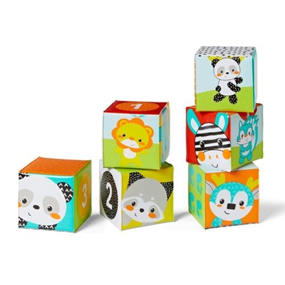 Obrazek Infantino 205091-00 bath game/toy/sticker Bath blocks Multicolour
