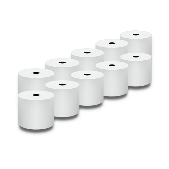 Picture of Qoltec 51898 Thermal roll 57 x 60 | 55g / m2 | 10 pcs. | BPA free