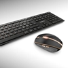 Picture of CHERRY DW 9100 SLIM keyboard Mouse included RF Wireless + Bluetooth QWERTZ Swiss Black