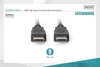 Picture of Digitus HDMI High Speed Ethernet Type A SSt/St 2m Full HD black