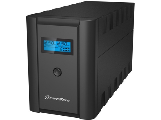 Picture of UPS LINE-INTERACTIVE 2200VA 2X 230V PL + 2X IEC OUT,RJ11/RJ45 IN/OUT, USB, LCD