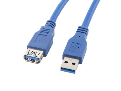Изображение Lanberg CA-US3E-10CC-0018-B USB cable 1.8 m USB 3.0 USB A blue