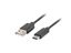 Picture of Lanberg CA-USBO-20CU-0018-BK kabel USB 1,8 m USB 2.0 USB A USB C Black