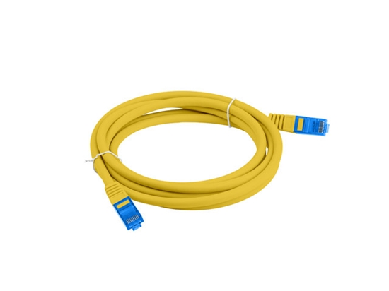 Picture of LANBERG PATCHCORD S/FTP CAT.6A 1.5M YELLOW LSZH