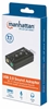 Picture of Manhattan USB-A Sound Adapter, USB-A to 3.5mm Mic-in and Audio-Out ports, 480 Mbps (USB 2.0), 7.1-Channel Virtual 3D Surround Sound, Internal Amplifier and Volume Controls, Equivalent to Startech ICUSBAUDIO7, Hi-Speed USB, Three Year Warranty, Box
