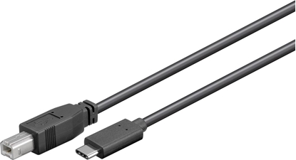 Изображение Kabel USB MicroConnect USB-C - 1 m Czarny (USB3.1C2B1)